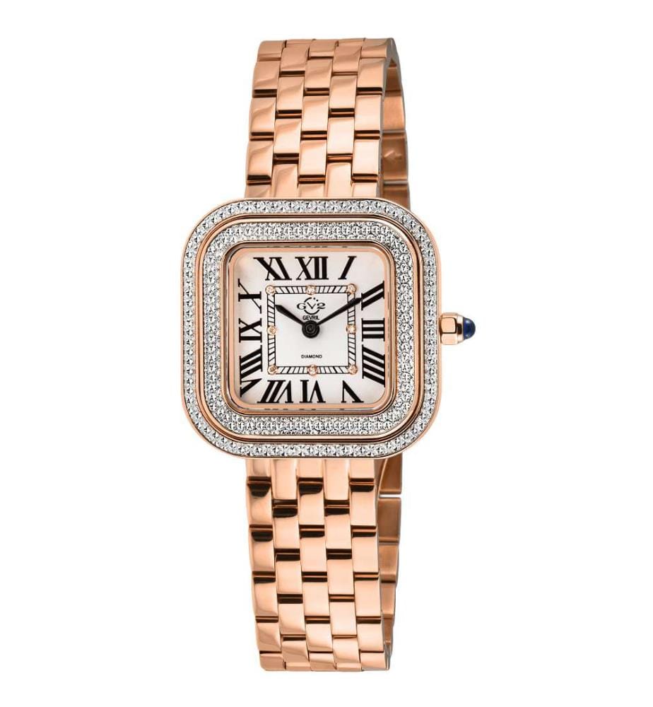 Montre à Quartz Bellagio avec bracelet en Acier Inoxydable - Or Rose