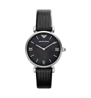 Montre à Quartz AR1678 - Argent et Noir