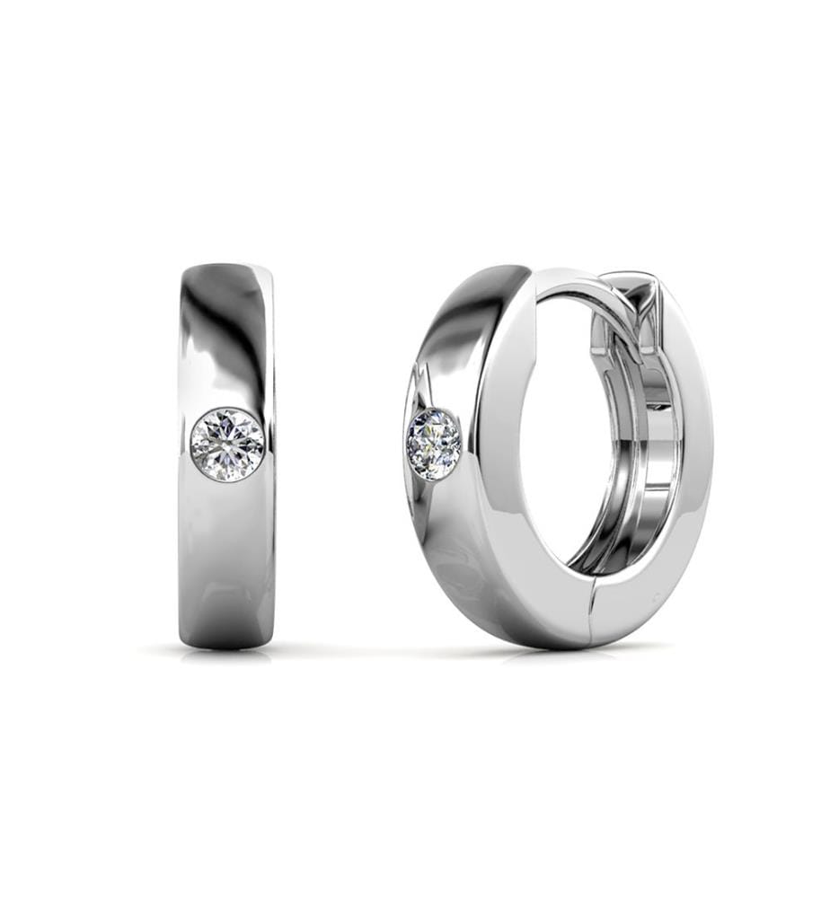 Boucles d'Oreille Rings - Argenté
