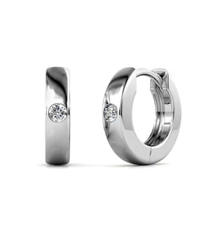 Boucles d'Oreille Rings - Argenté