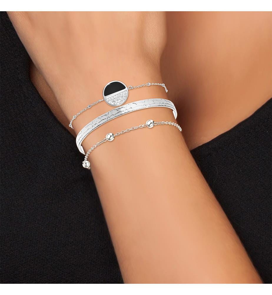 Lot de 3 bracelets par So Charm - Argent
