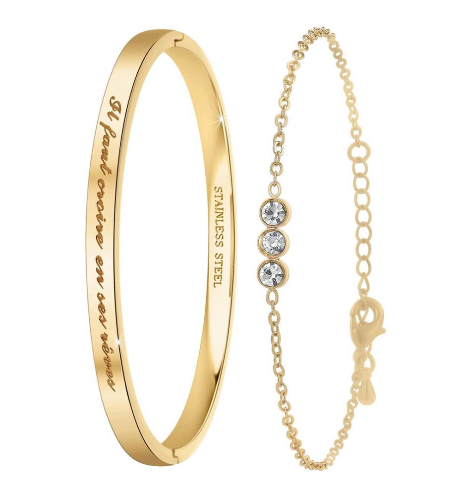 Set de deux bracelets So Charm® - Argent