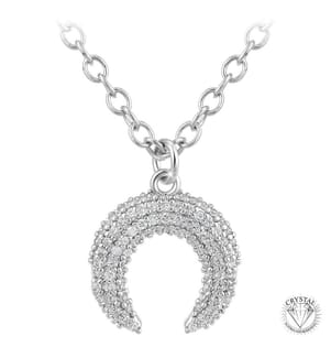 Collier orné de Zirconium - Argenté