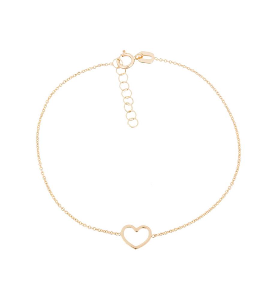 Bracelet en Or Coeur Joli - Or Jaune