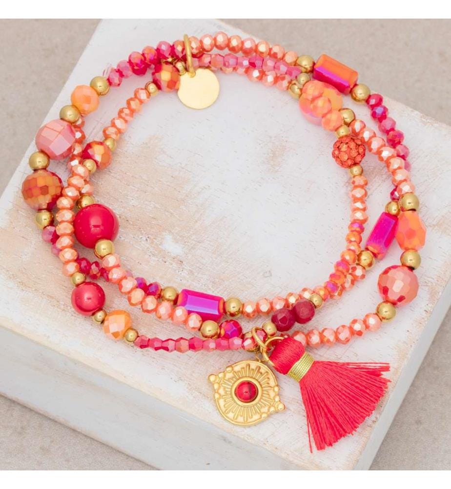 Ofelie Armband - Rot