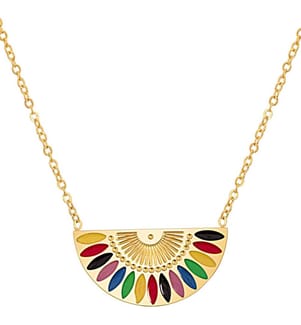 Collier Gyptos - Doré & Multicolore