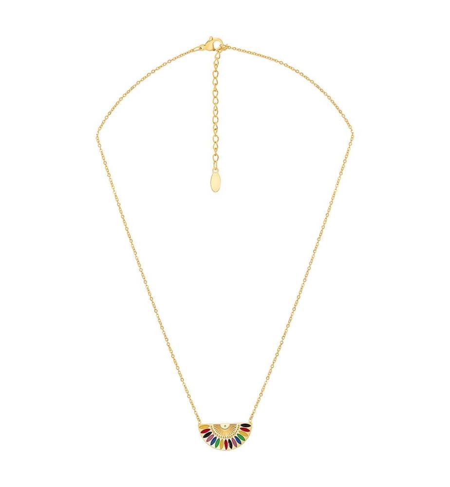 Halskette Gyptos - Gold & Multicolor