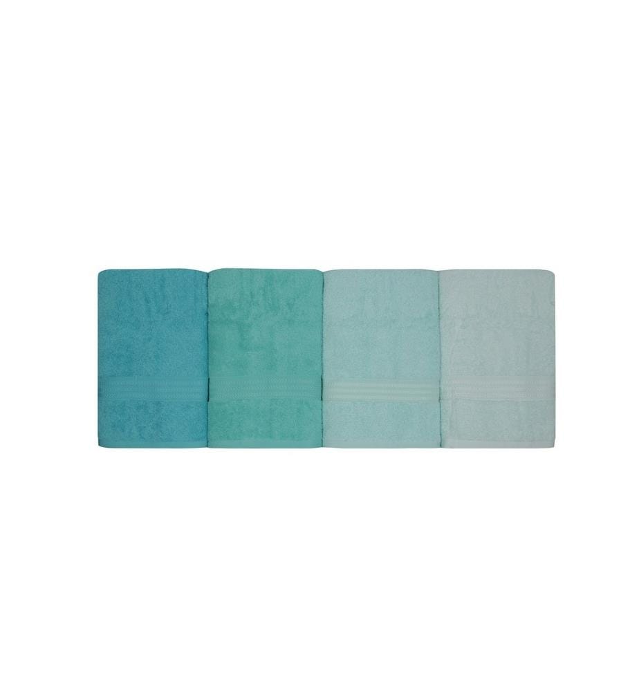 Lot de serviettes de bain (4 pièces) - Vert clair Vert Menthe