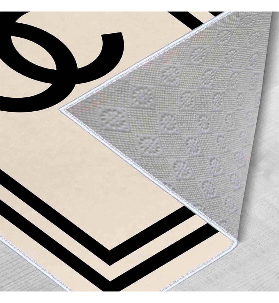 Teppich (50 x 80) – Beige Schwarz