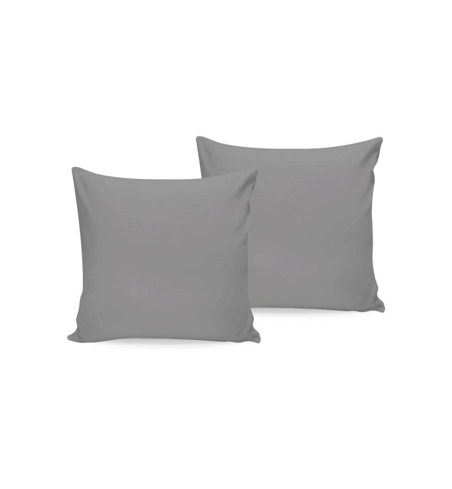 Lot de taies d'oreiller (2 pièces) - Gris foncé