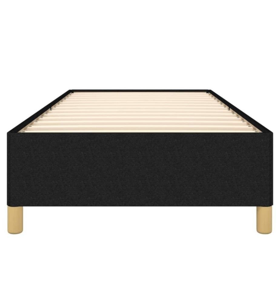 Bettgestell Schwarz 80x200 cm Stoff
