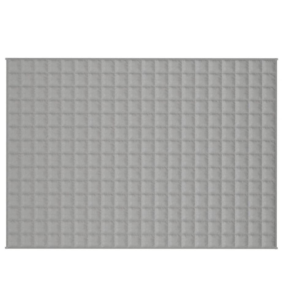 Couverture lestée Gris 137x200 cm 6 kg Tissu