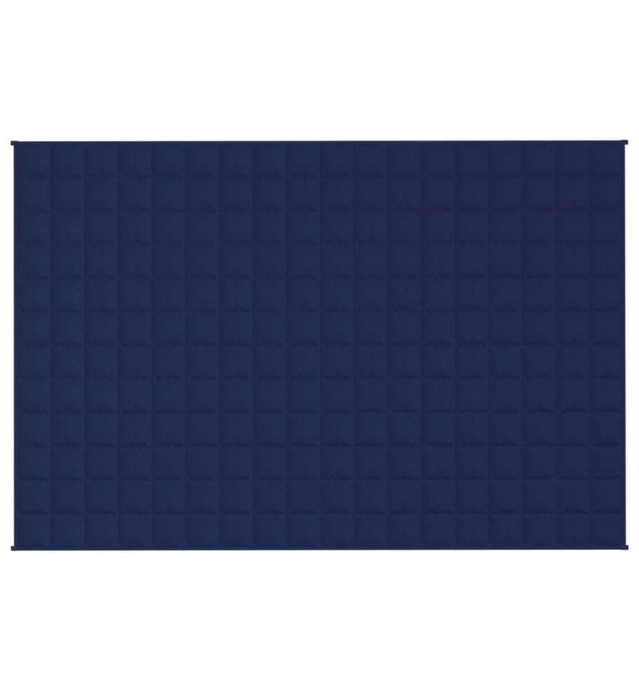 Couverture lestée Bleu 122x183 cm 9 kg Tissu