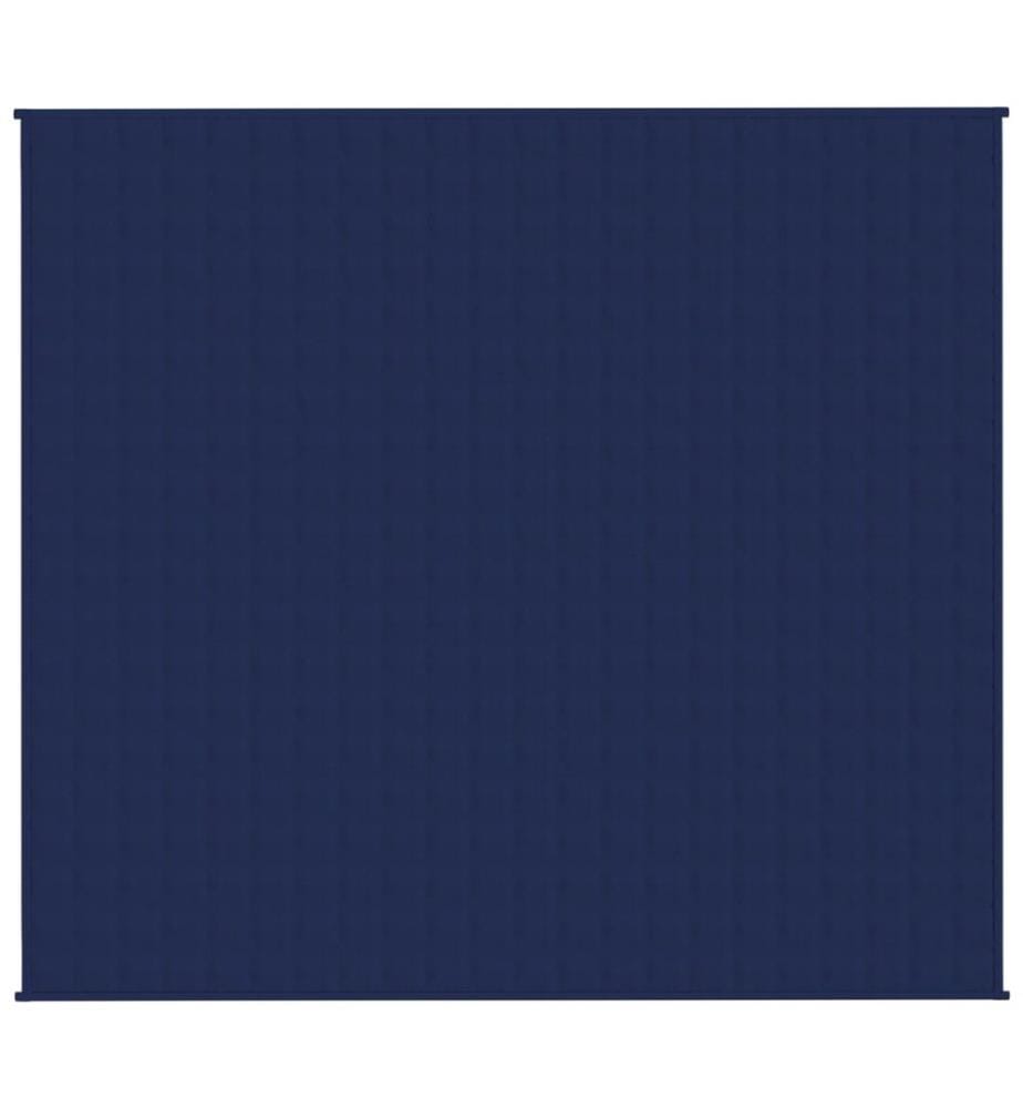 Couverture lestée Bleu 200x230 cm 9 kg Tissu