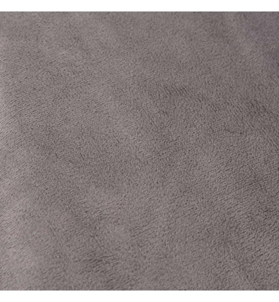 Couverture lestée avec housse Gris 150x200 cm 7 kg Tissu