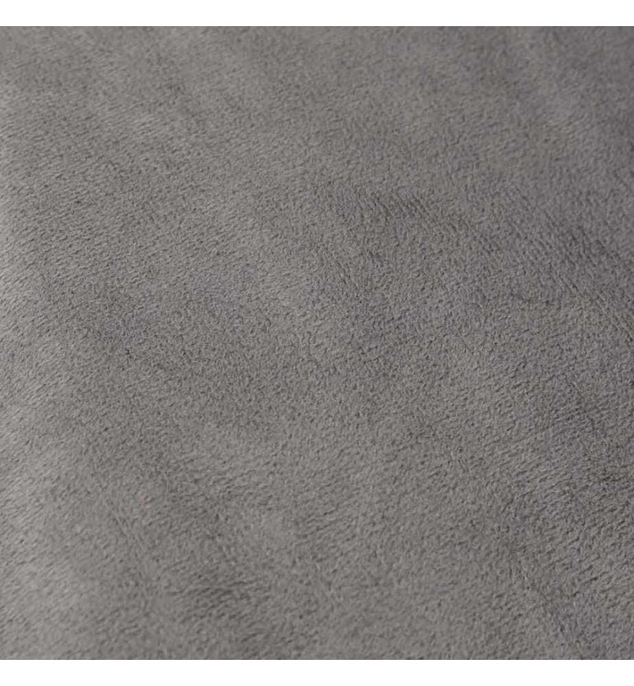 Couverture lestée avec housse Gris 150x200 cm 11 kg Tissu
