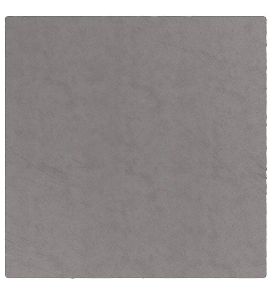 Couverture lestée avec housse Gris 200x200 cm 9 kg Tissu