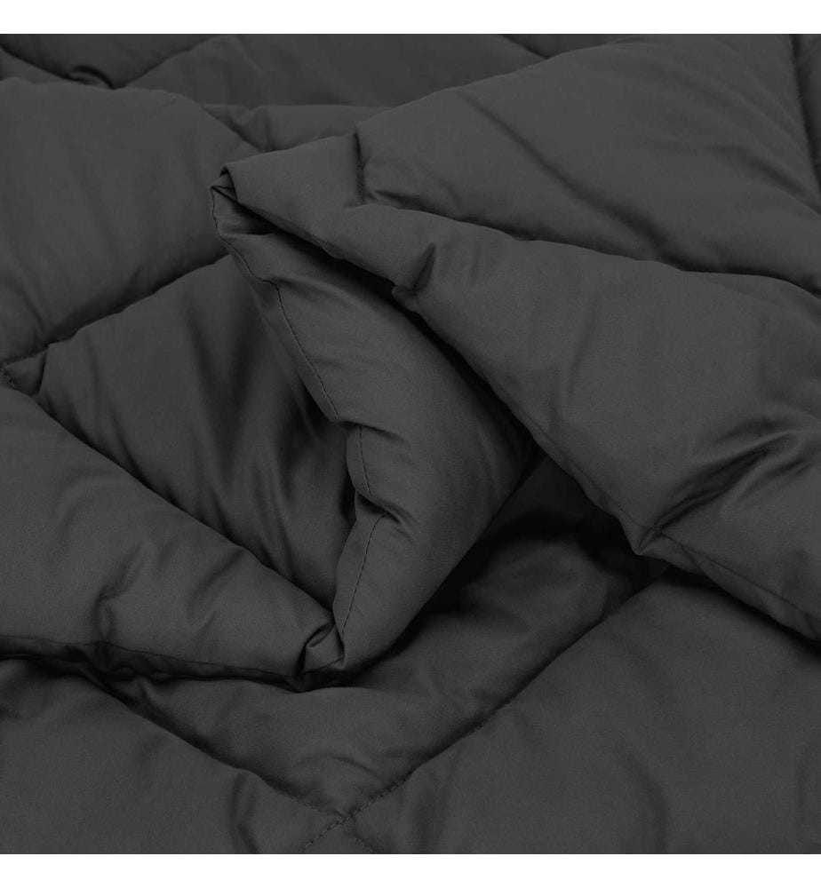 Duvet complet toute l'année Anthracite 220 x 155 cm Microfibre