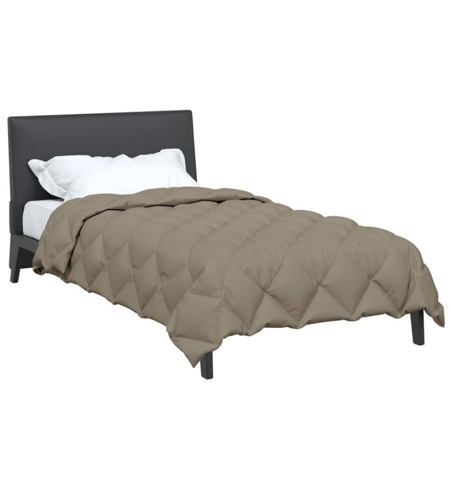 Duvet d'hiver Gris clair 200 x 135 cm Microfibre