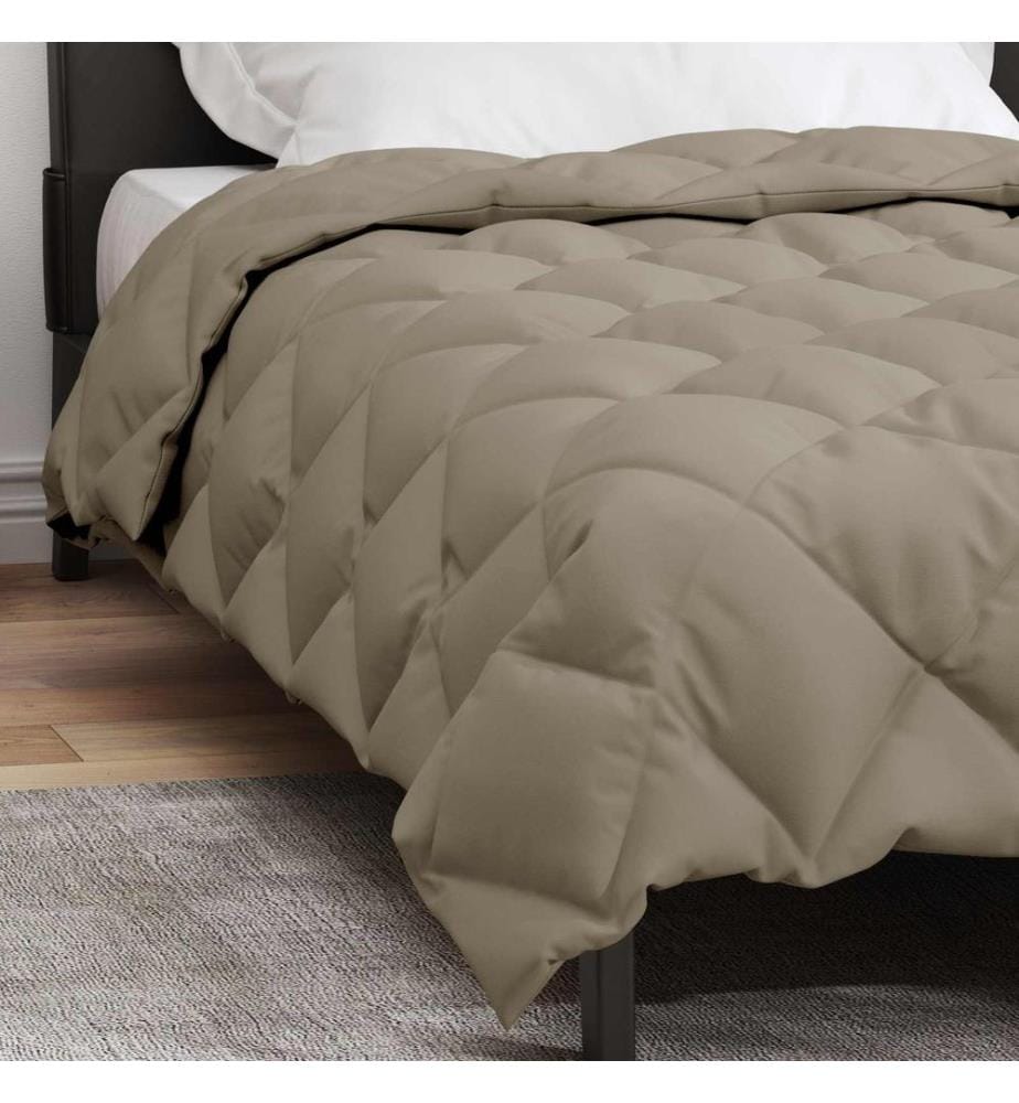 Duvet d'hiver Gris clair 220 x 140 cm Microfibre