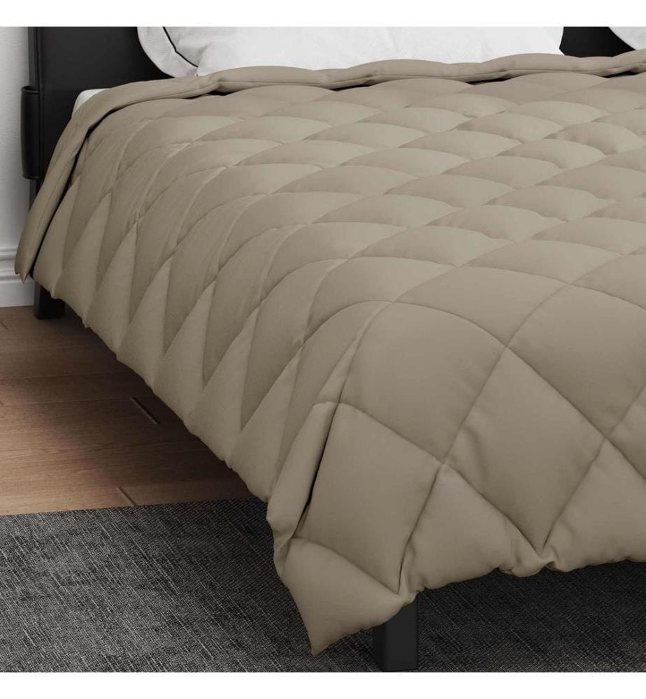 Duvet d'hiver Gris clair 220 x 240 cm Microfibre