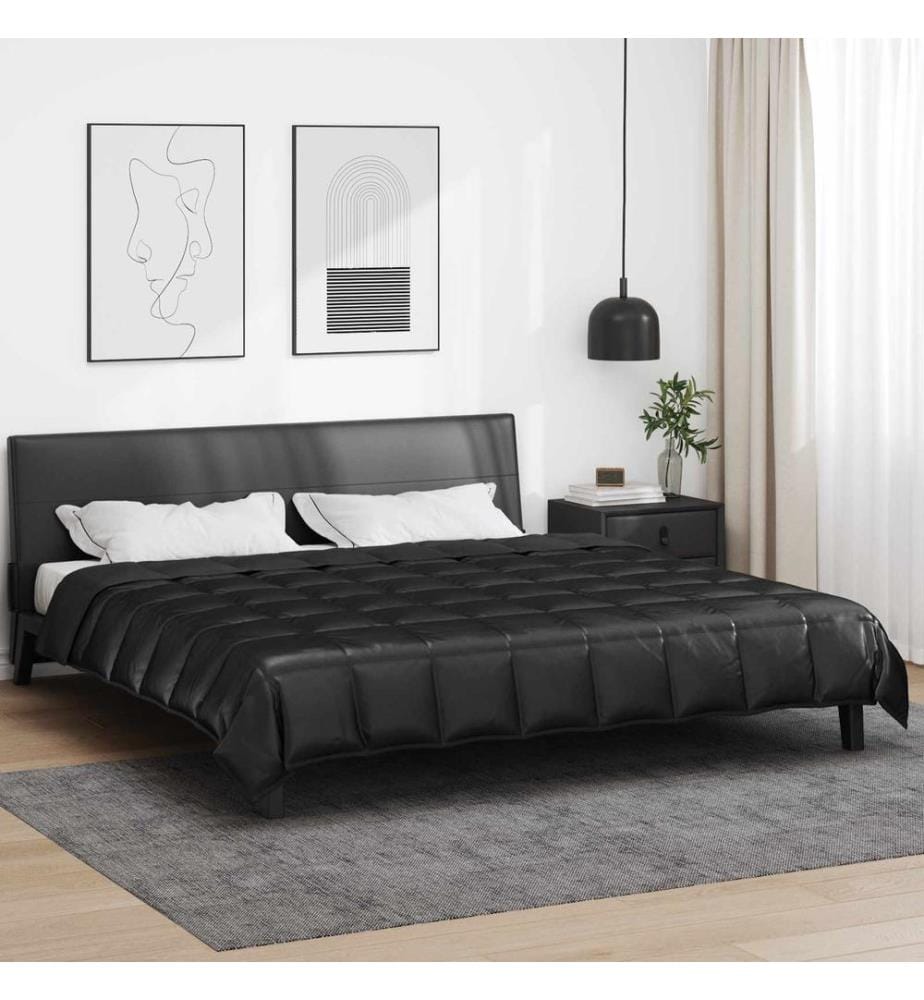 Duvet complet toute l'année Noir 240 x 260 cm