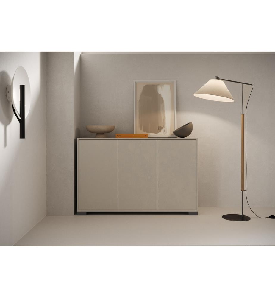 Sideboard 3 Türen 130x40x83 cm Lumina cashmere