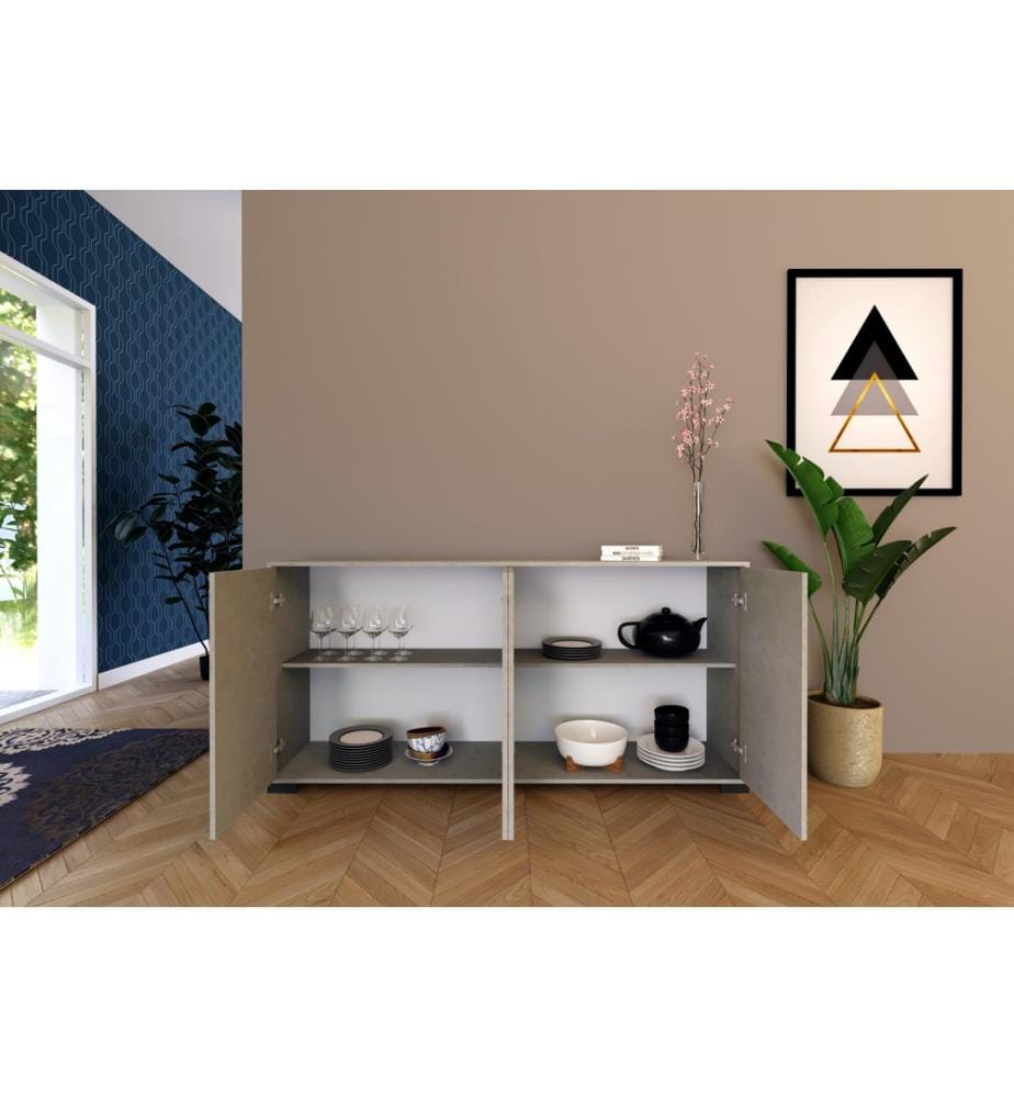 Sideboard 4 Türen 172x40x83 cm Lumina cashmere