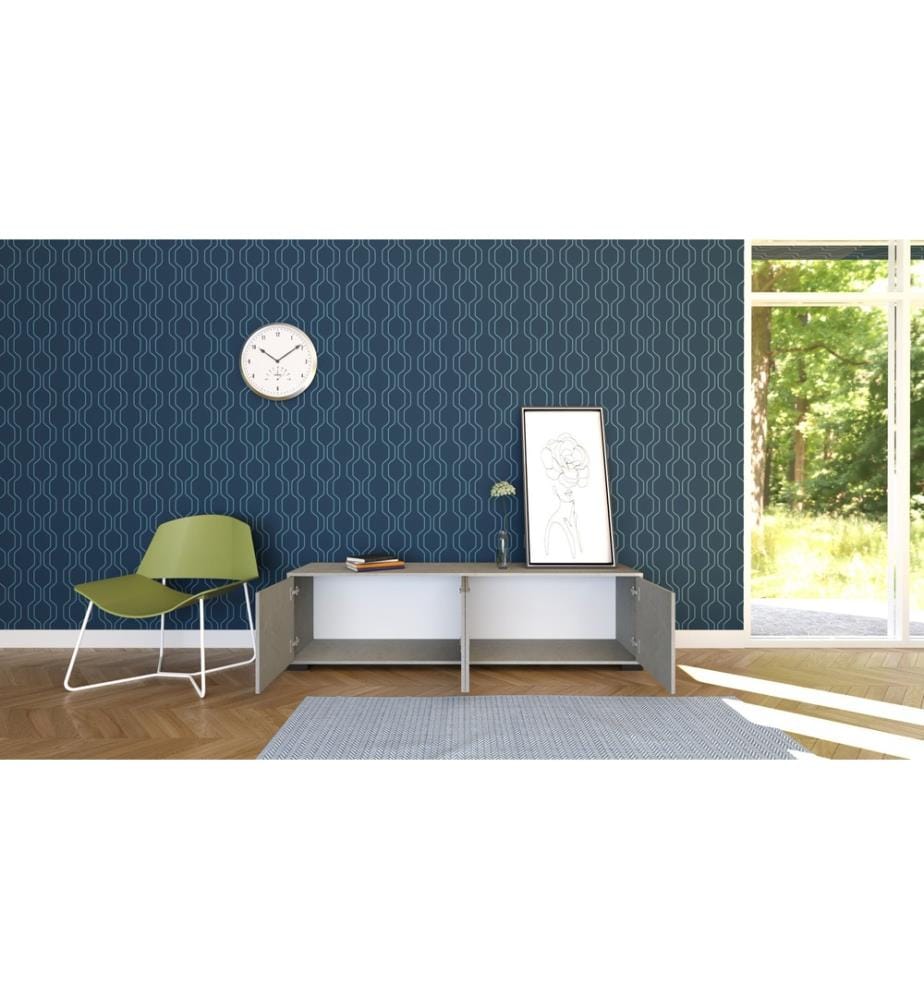 Lowboard 4 Türen 172x40x48 cm Lumina cashmere