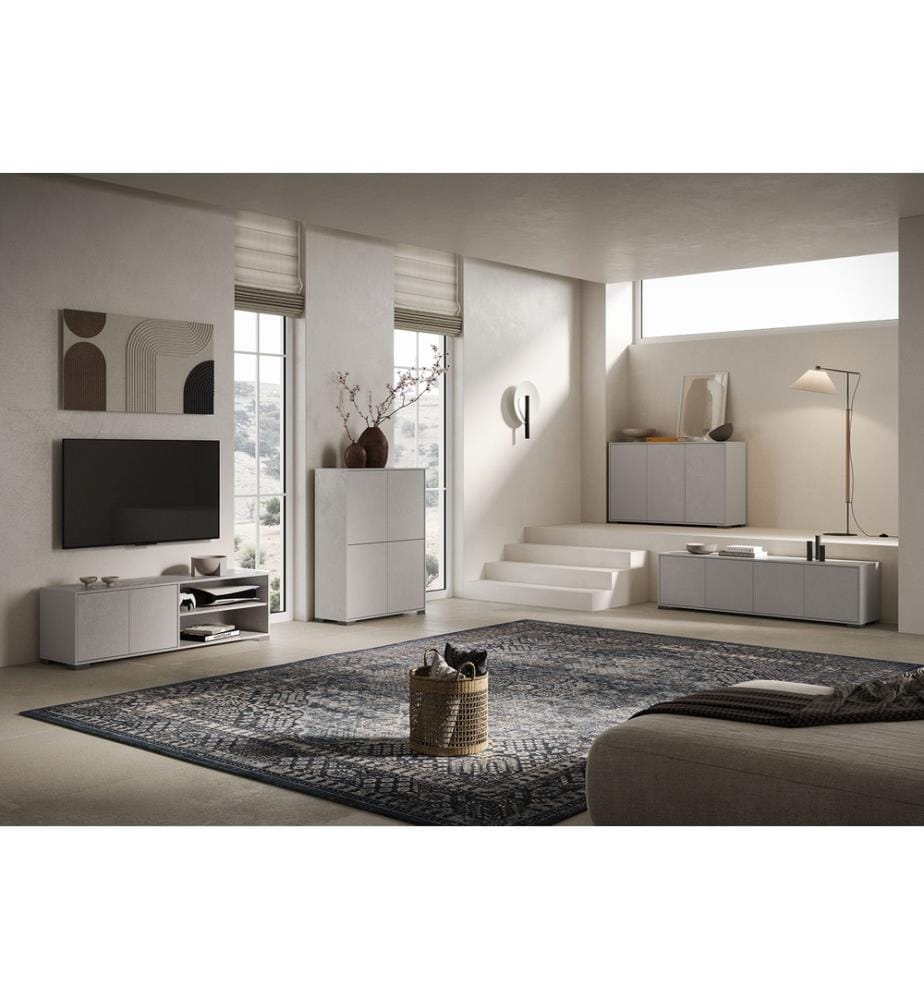 Lowboard 4 Türen 172x40x48 cm Lumina cashmere