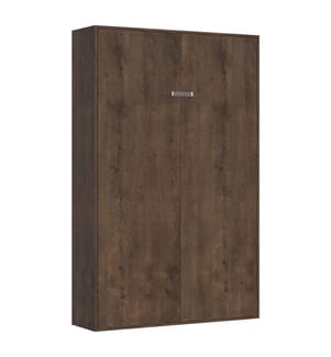 Lit escamotable Kentaro 140 Vertical - Marron