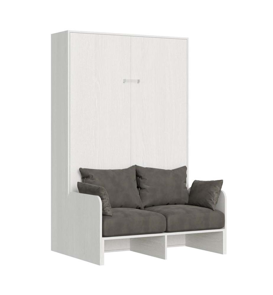Lit escamotable Kentaro Sofà 120 Vertical - Blanc