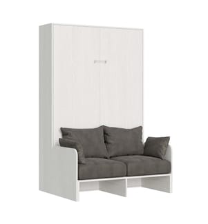 Lit escamotable Kentaro Sofà 120 Vertical - Blanc