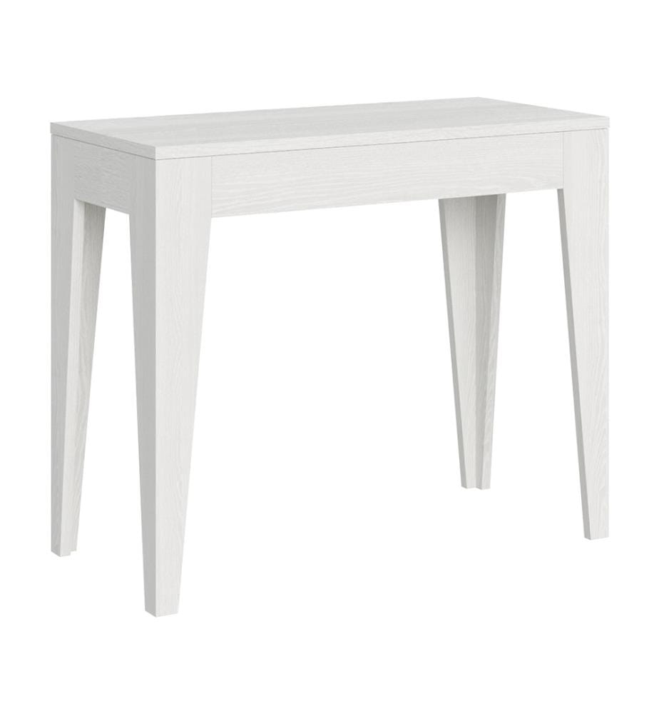 Console Extensible 90 x 42-198 cm Isotta Small - Blanc