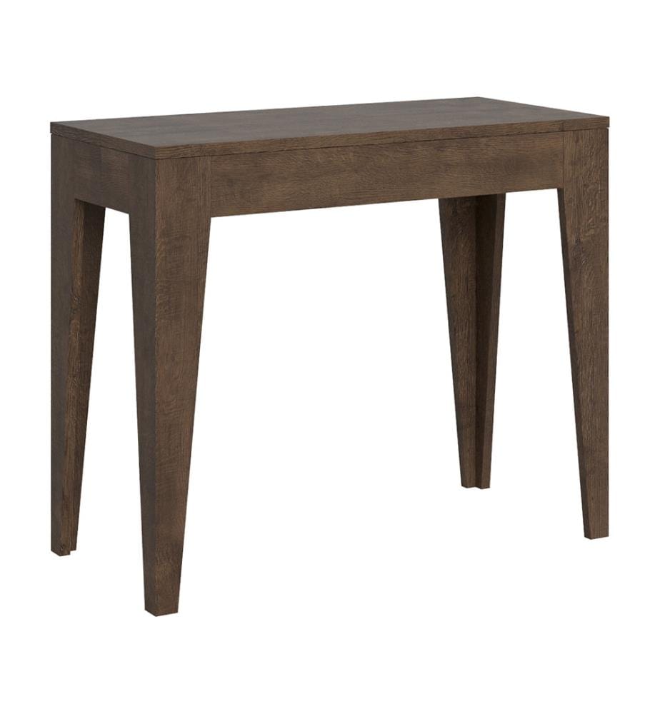 Console Extensible 90 x 42-302 cm Isotta - Brun Noyer