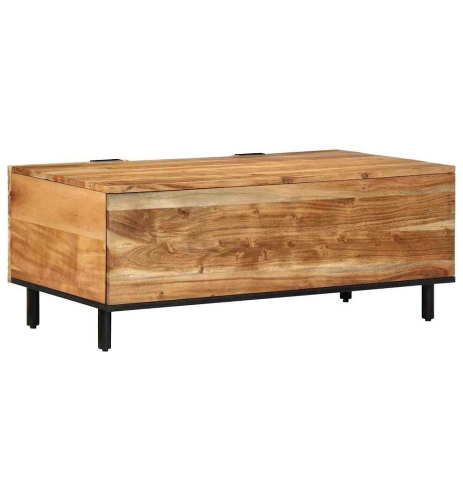 Tavolino Marrone 100 x 54 x 40 cm Acacia massiccia