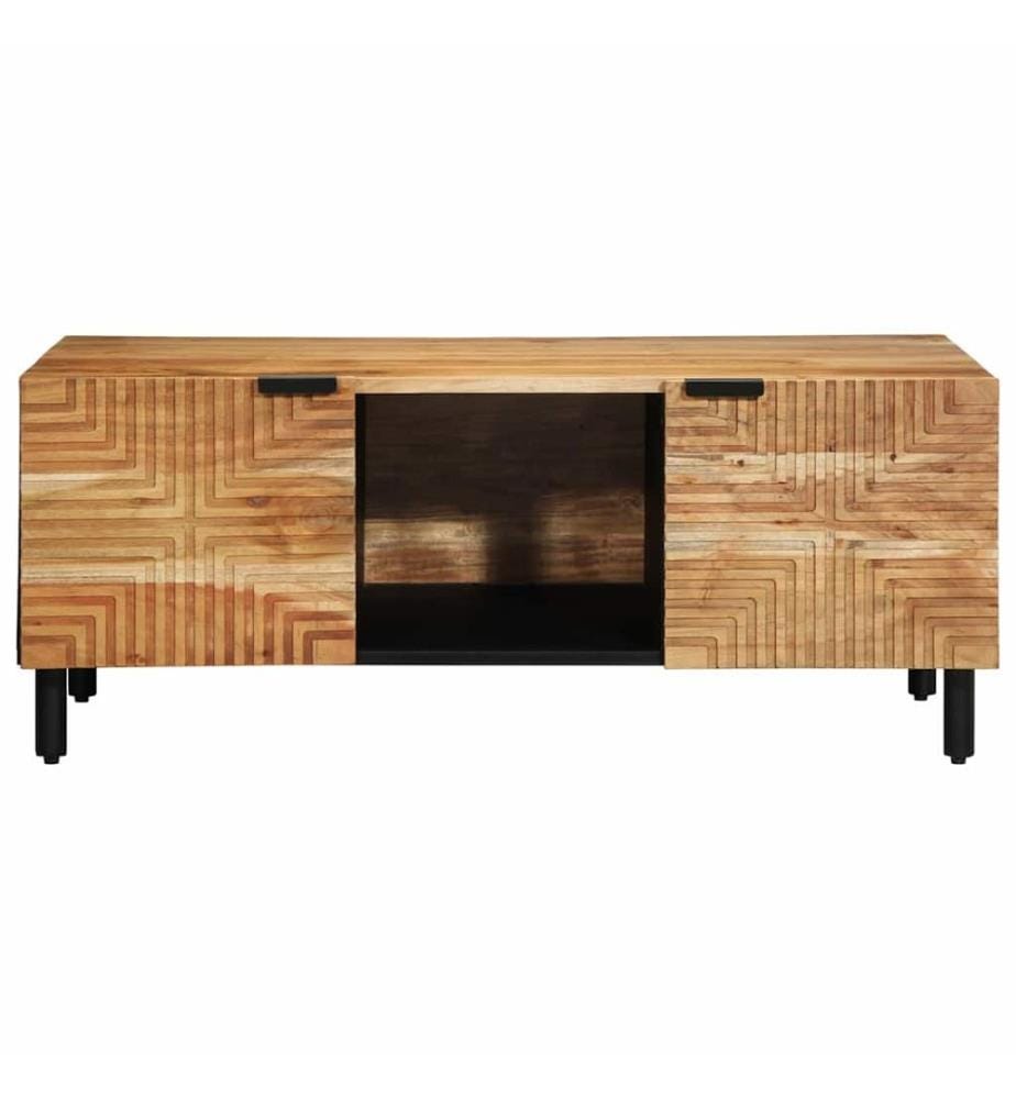 Tavolino Marrone 100 x 54 x 40 cm Acacia massiccia