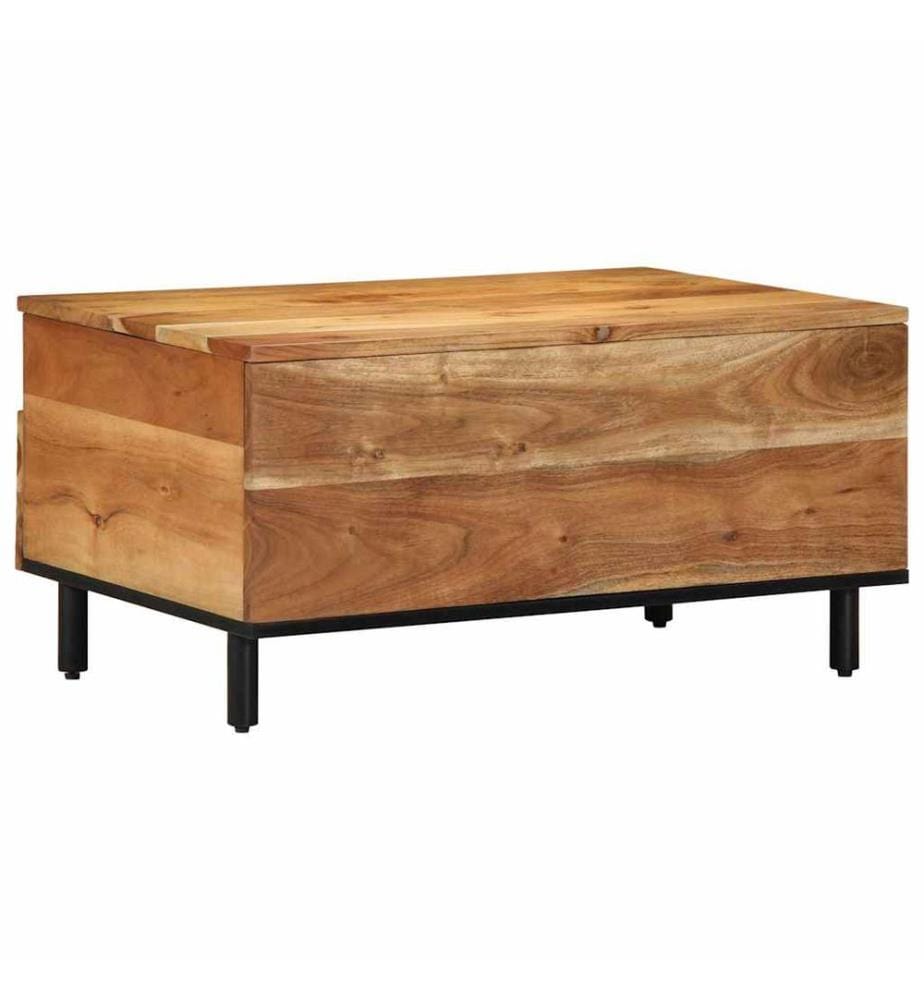 Tavolino Marrone 80 x 54 x 40 cm Acacia massiccia