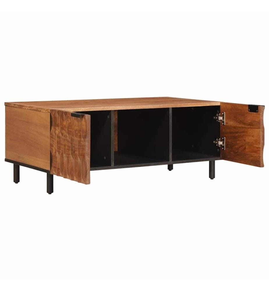 Coffee table Brown 100 x 54 x 40 cm Solid mango wood