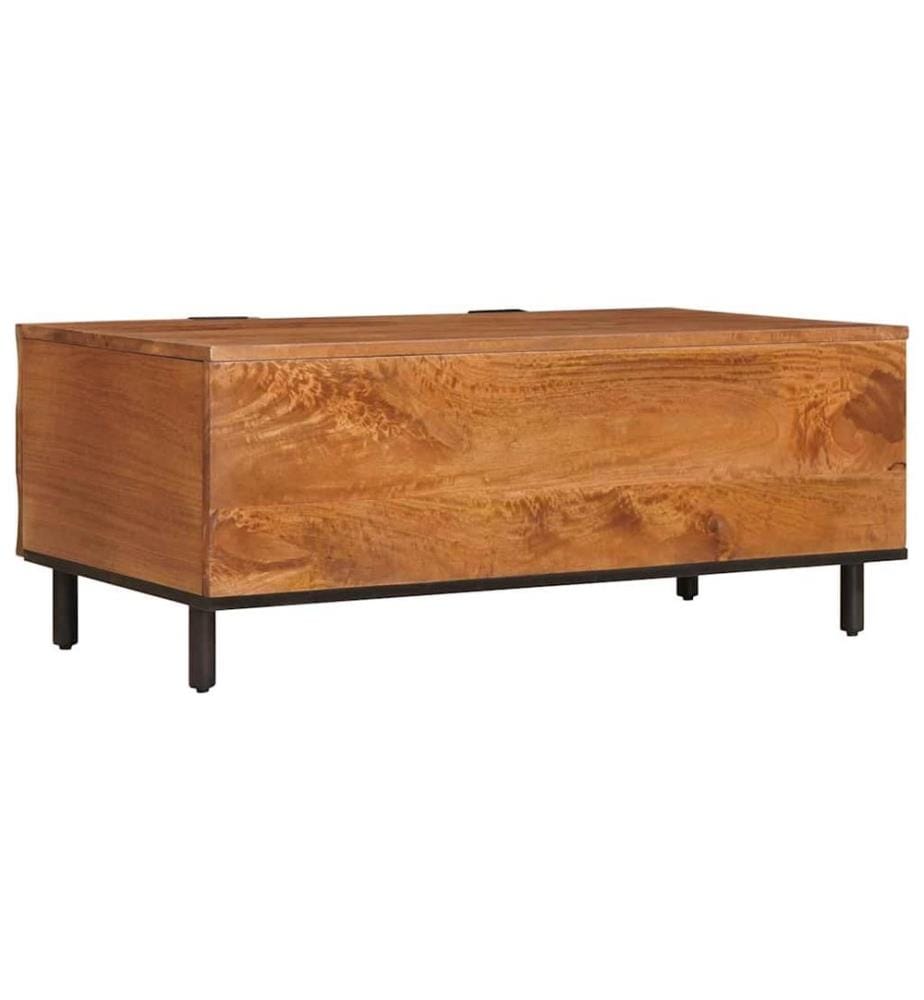 Coffee table Brown 100 x 54 x 40 cm Solid mango wood