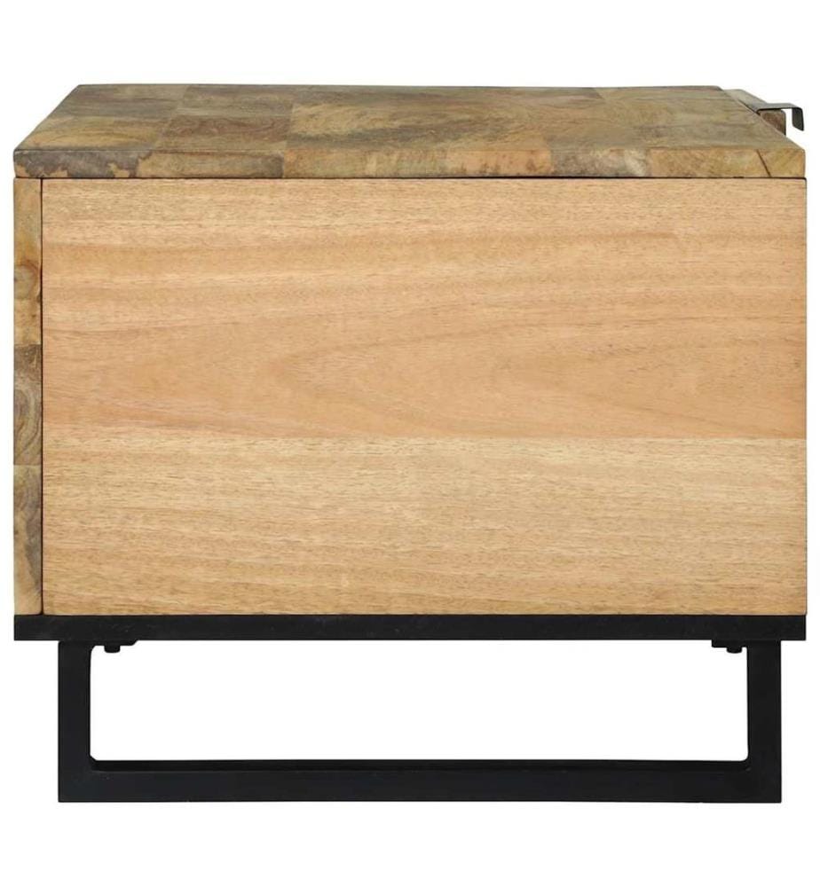 Tavolino Naturale 80 x 50 x 40 cm Legno ingegnerizzato