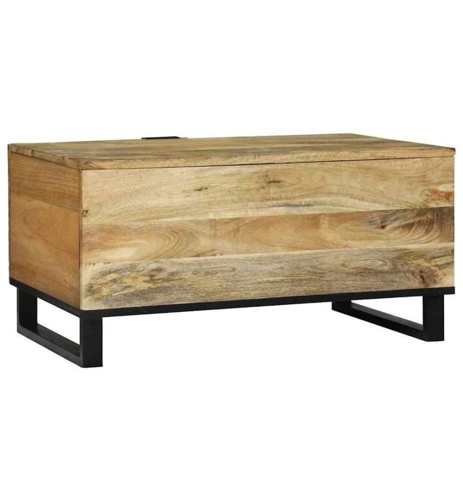 Tavolino Naturale 80 x 50 x 40 cm Legno ingegnerizzato