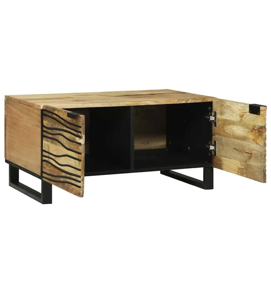 Tavolino Naturale 80 x 50 x 40 cm Legno ingegnerizzato