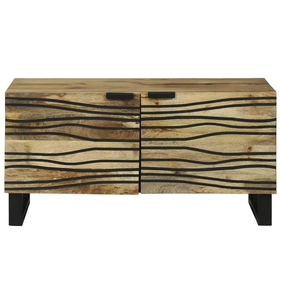 Tavolino Naturale 80 x 50 x 40 cm Legno ingegnerizzato