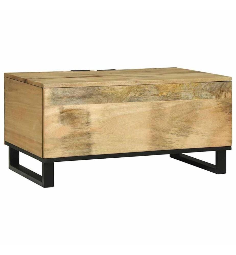 Tavolino Naturale 80 x 50 x 40 cm Legno ingegnerizzato