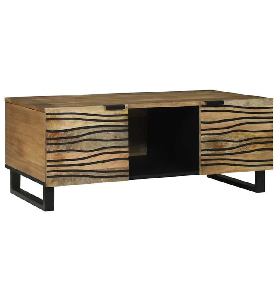Tavolino Naturale 100 x 54 x 40 cm Legno ingegnerizzato