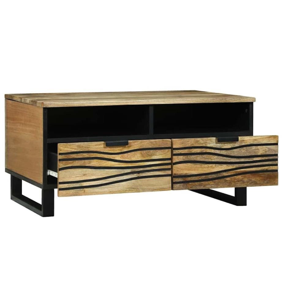 Coffee Table Natural 80 x 54 x 40 cm Engineered Wood