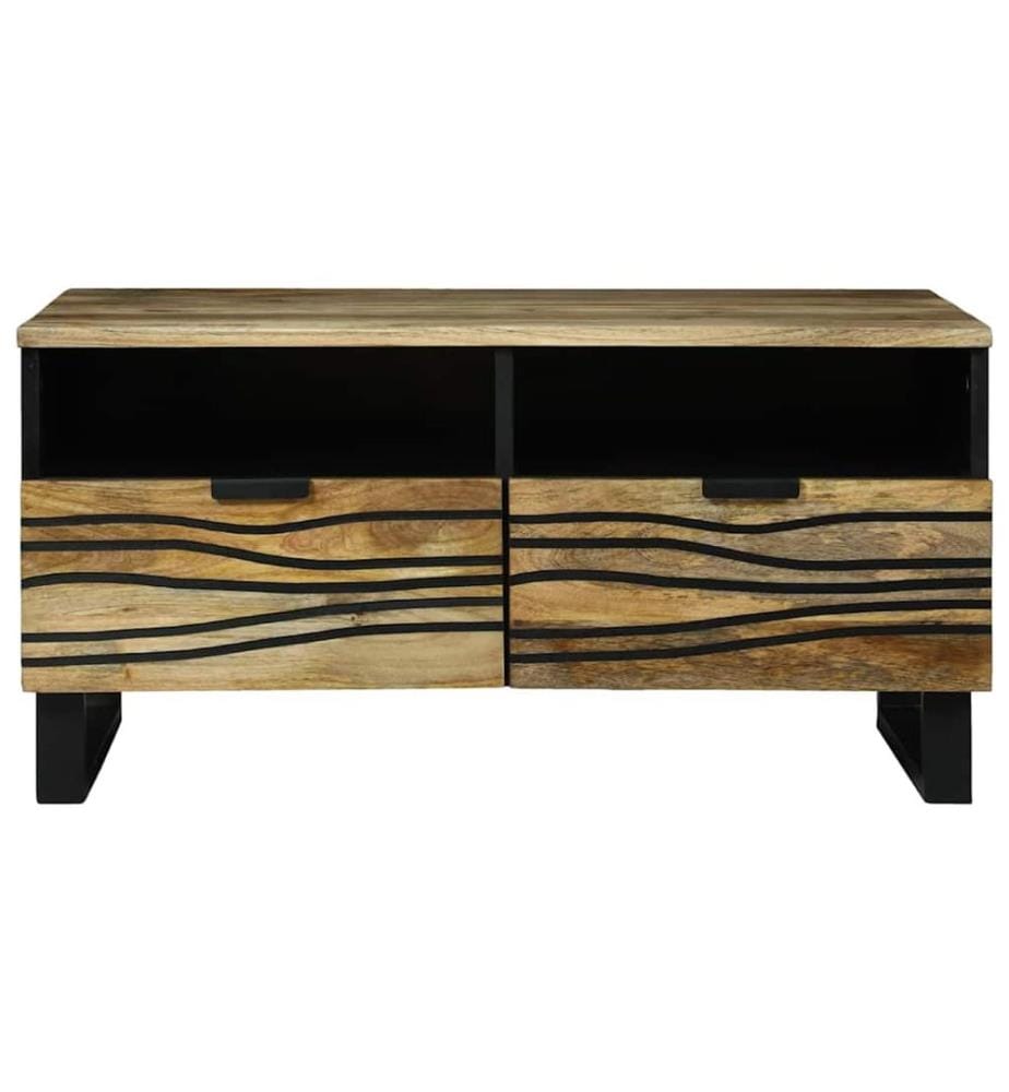 Coffee Table Natural 80 x 54 x 40 cm Engineered Wood