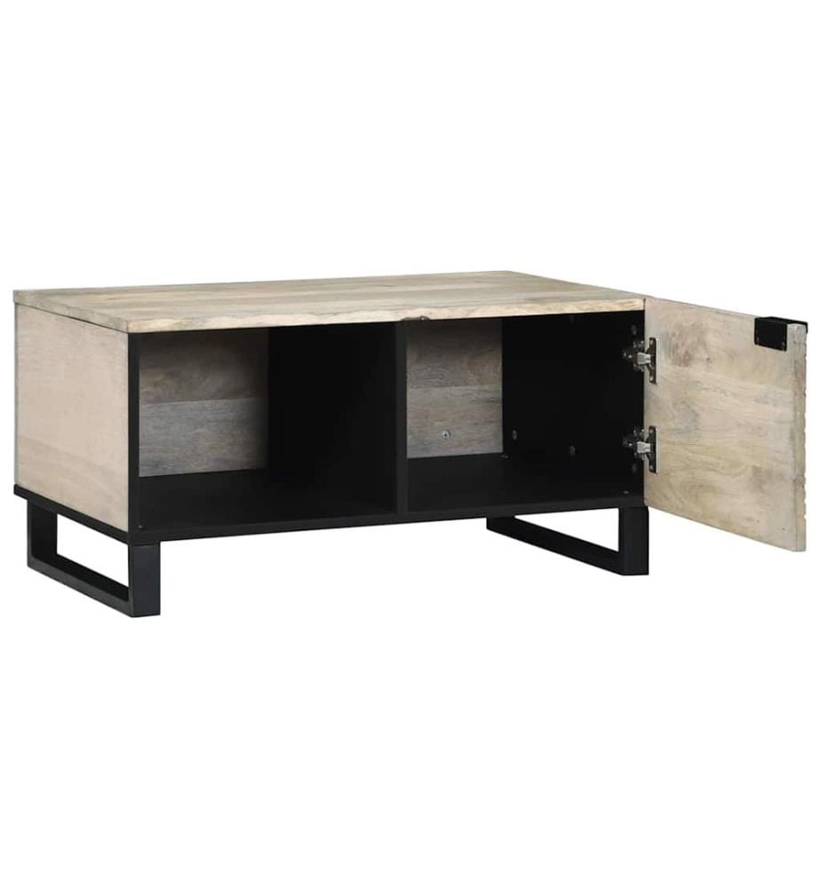 Tavolino basso Bianco 80 x 50 x 40 cm Legno ingegnerizzato