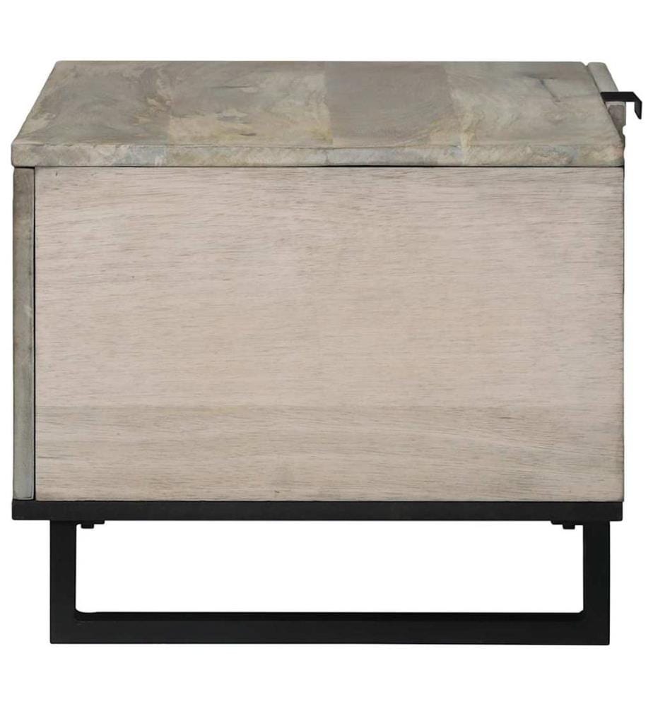 Tavolino basso Bianco 80 x 50 x 40 cm Legno ingegnerizzato